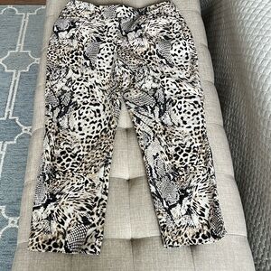 Chico’s Animal Print Capri Pants